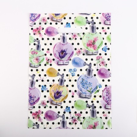 Package "Flower aroma", polyethylene with a cut pen 29x40 cm, 35 μm