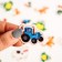 Developing game "Blue Tractor: Finish", 10 cards, cardboard figures, according to the Montessori method