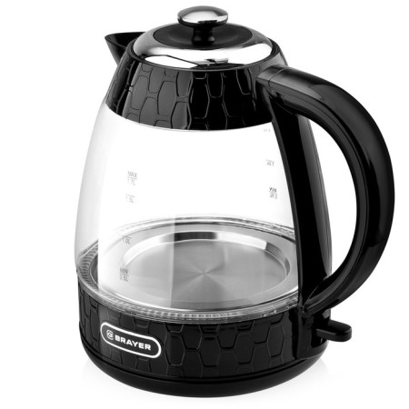 Electric kettle Brayer 1047br, 2200 watts, 1.7 l, glass case-3
