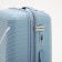 Middle suitcase 24 ", lightning department, code castle, 4 wheels, blue color