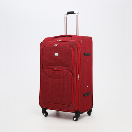 Big suitcase 28 ", a lightning department, code castle, 4 wheels, 2 outer pockets, red color