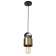 Lamp Bayerlux 2287/1 E27 40W black and gold 10x10x13-113 cm
