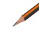 Pencil Chernographic Maped Black Peps 2B, wooden, with an eraser, shockproof barrel