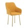 Liberty chair, velor mustard/gold