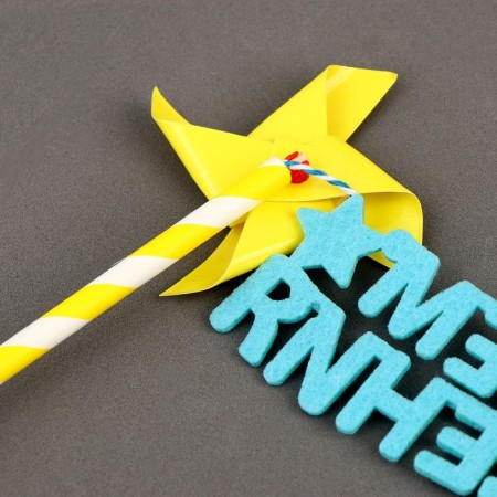 Decoration for the cake "Happy Birthday"-1