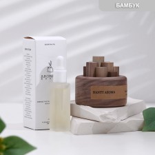 Set of wooden diffuser 