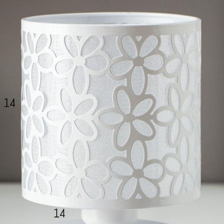 Table lamp "Flowers" 1xe27 40W white 14.5x14.5x19.5 cm Risalux-7