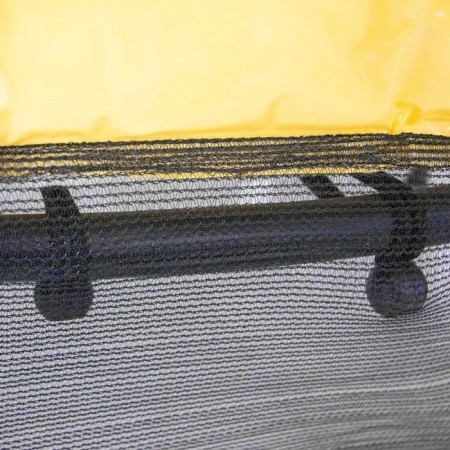 Batut with a protective gut of Perfetto Sport 5 ", D = 140 cm, yellow color-3