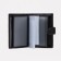 Male purse on the button for auto documents and passports, black color
