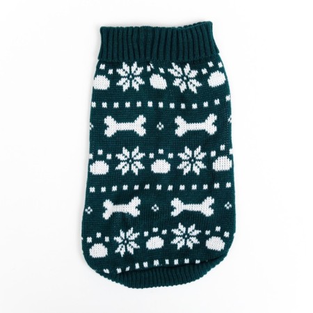 Sweater "Bones-Sniebs", Size 14 (DS 32-35, OG 35-45, Osh 22-26 cm), Green-6