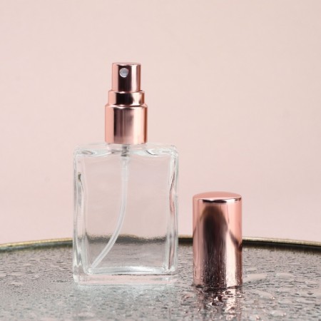 Perfume bottle, with a spray, 15 ml, color pink gold-3