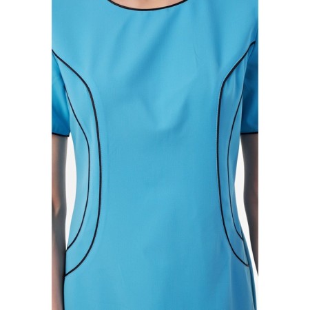 Women's dress, size 50, blue color-5