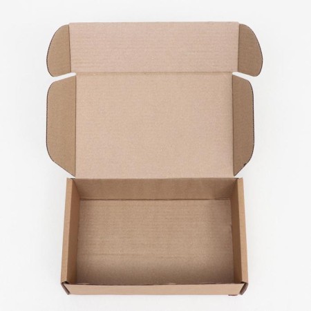 Self -assembly box "Postal", brown, 26 x 17 x 8 cm-2