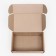 Self -assembly box "Postal", brown, 26 x 17 x 8 cm