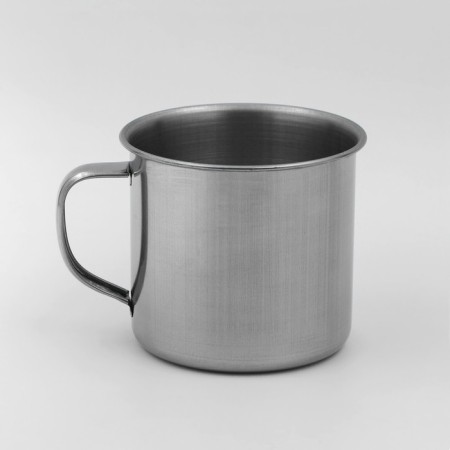 Stainless steel mug, 300 ml, d = 8 cm, chrome color-1