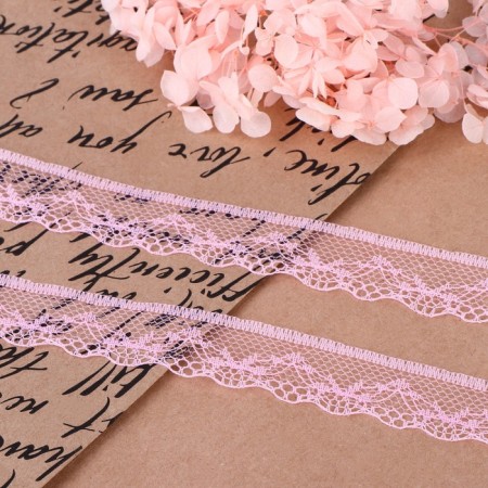 Capricon lace, 20 mm × 10 ± 1 m, pink color-1