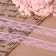 Capricon lace, 20 mm × 10 ± 1 m, pink color