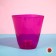 Pot for orchids, 2.5 l, 16.4 × 18.5 cm, plastic, transparent raspberry