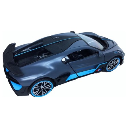 MASTO Bugatti Divo machine with light and sound, 1:24, the color of the gray-blue-4