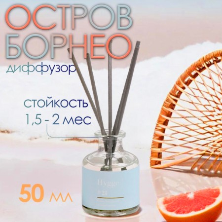 Diffusor aromatic Hygge #21 island Borneo 50 ml