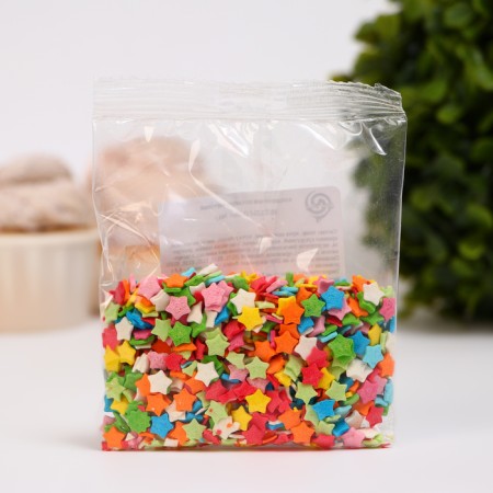 Confectionery sprinkling "stars", 50 g-2