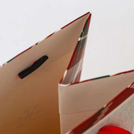 New Year. New Year's gift package for a bottle "under the Christmas tree", 13 x 36 x 10 cm.-2