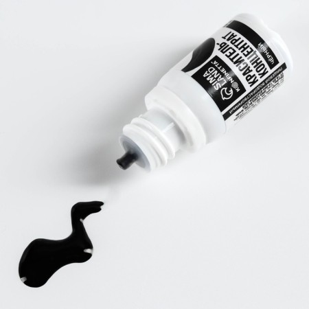 The dye of food gel water -soluble for desserts: black, 10 ml.-2