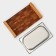 Board cutting end magistro, oak, with metallic gastrointestinal capacity, 30.5 × 16.5 × 5 cm, in a craft box