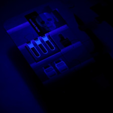 Puzzle with a flashlight "Cabinet of a doctor", 63 details-5