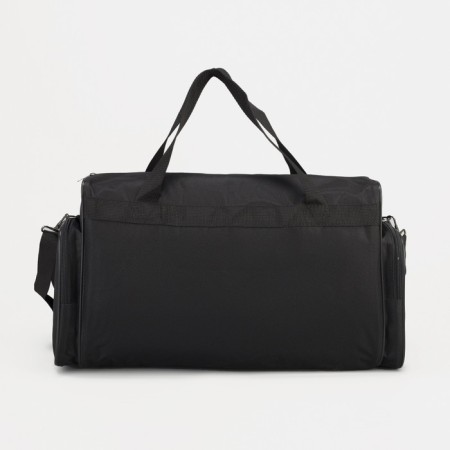 Road bag with lightning, 4 outer pockets, long belt, black color-1