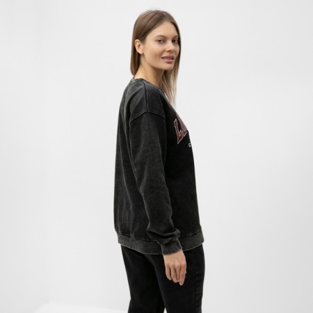 Female sweatshirt, black color, size One size (44-48)-3