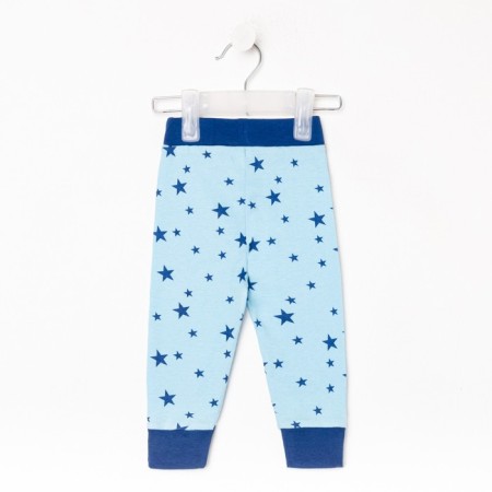 Pants for children, blue/stars, height 62 cm-1