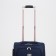 Small suitcase 20 "on lightning, code castle, with extension, blue color
