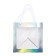 A packet for a cake with a square bottom and window, holographic, 25 x 25 x 25 cm