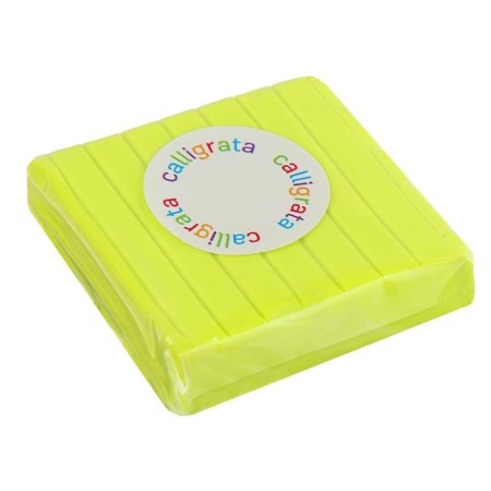 Polymer clay Calligrata Sh-67, 50 g, fluorescent, salad-2