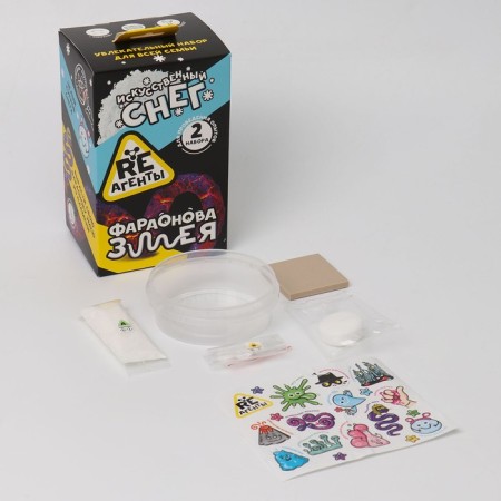 Scientific and cognitive set "Faraoneov Snake and Artificial Snow"-1