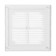 Ventilation grate Zein Lux LP200, 200 x 200 mm, with a grid, detachable