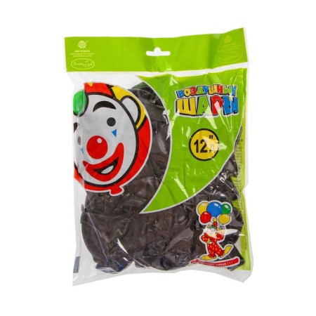 Latex ball 12 ", decorator, set 100 pcs., Black color-2