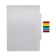 A4, 150 μm, calligrata, 3 compartments, transparent, colorless folder.