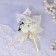 Butonier "for the groom or witness", ivory, mix