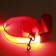 Landing with the illumination of militarians 3 glow modes, 120 x 2.5 cm, red