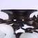 Celeal chandelier "Aida", 8x60W E14, copper 77x77x24 cm
