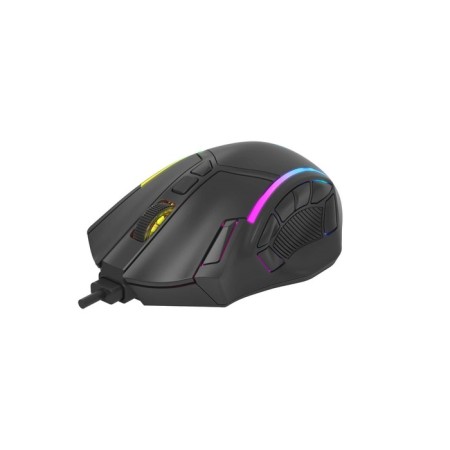 MARVO M653 mouse, game, wired, optical, RGB, 12800 dpi, USB, 1.6 m, black-5