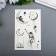 Tattoo on the body color phosphorus "astronauts, planets and month" 12x7.5 cm