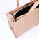 Bag Female Tout with zipper, beige color