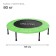 Batut children's online, d = 101 cm, green color