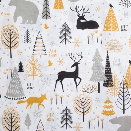 Bed linen Ethel duet Let it Snow (View 1) 143*215 cm - 2 pcs, 240*220 cm, 70*70 cm - 2 pcs-8