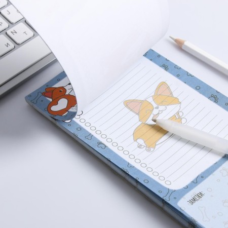 Planer with torn sheets "Corgi" 100x180 mm, 50 sheets-2