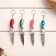 Folding knife, keychain "Shark" 11 cm, mix, handle plastic