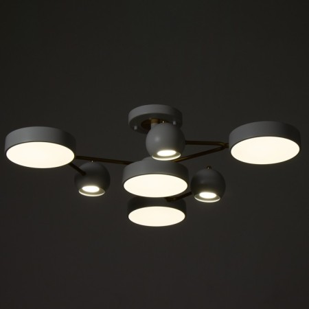 Causte "Terno" 4XLED 126W 3000-6000K 3XGU10 white-gold 74x74x21 cm Bayerlux-4